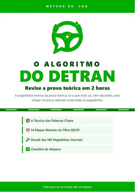 Capa do Algoritmo do DETRAN
